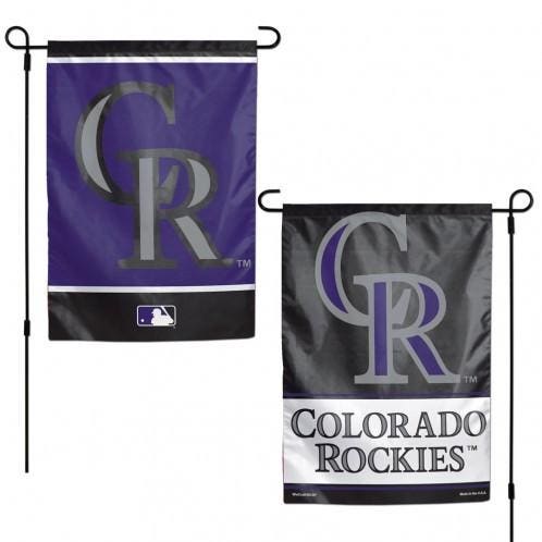 Colorado Rockies 2-Sided Garden Flag 12x18"