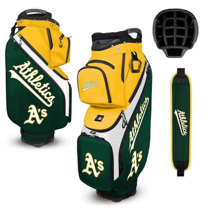 Oakland Athletics Premier Clubhouse Cooler Golf Cart Bag
