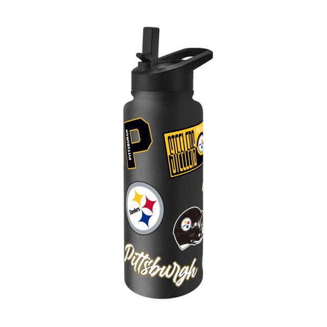 Pittsburgh Steelers Dreamweave Quencher Stainless Steel Bottle 34oz