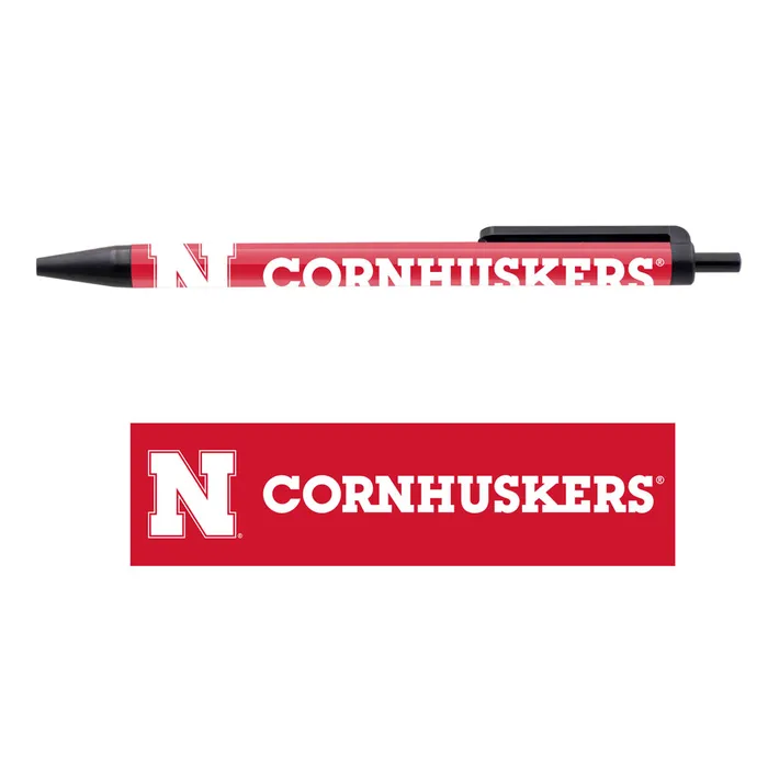 Nebraska Huskers Click Pens 5pk