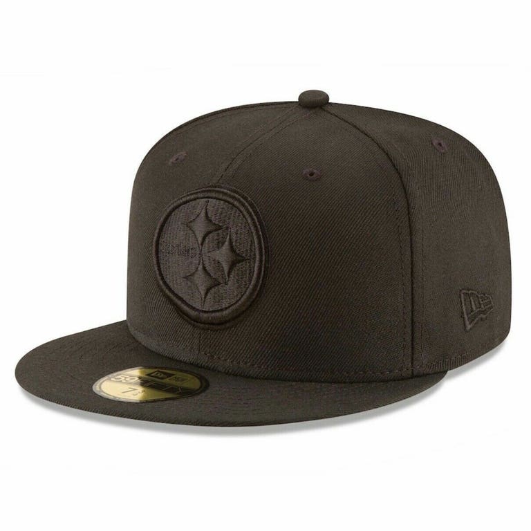 Pittsburgh Steelers New Era 59FIFTY Blackout Hat