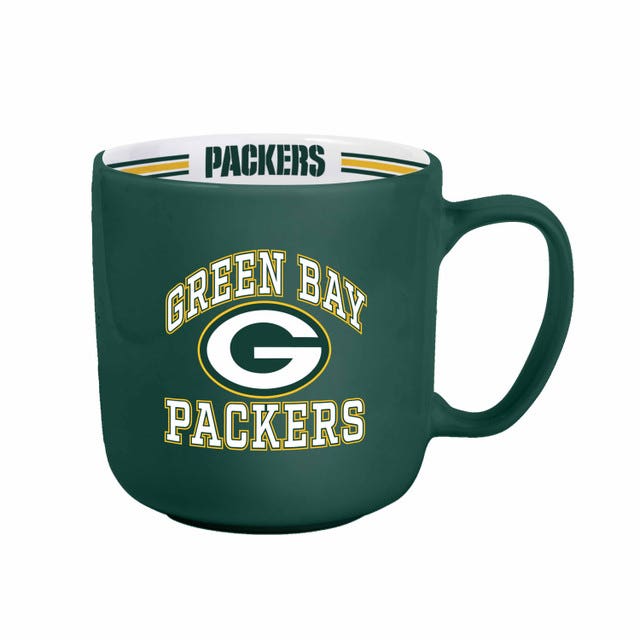 Green Bay Packers Team Stripe Design Coffee Mug 15oz