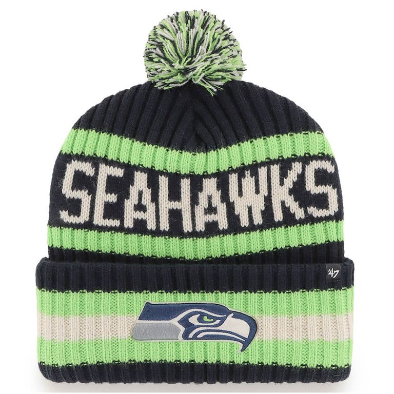 Seattle Seahawks '47Brand Cuff Pom Beanie