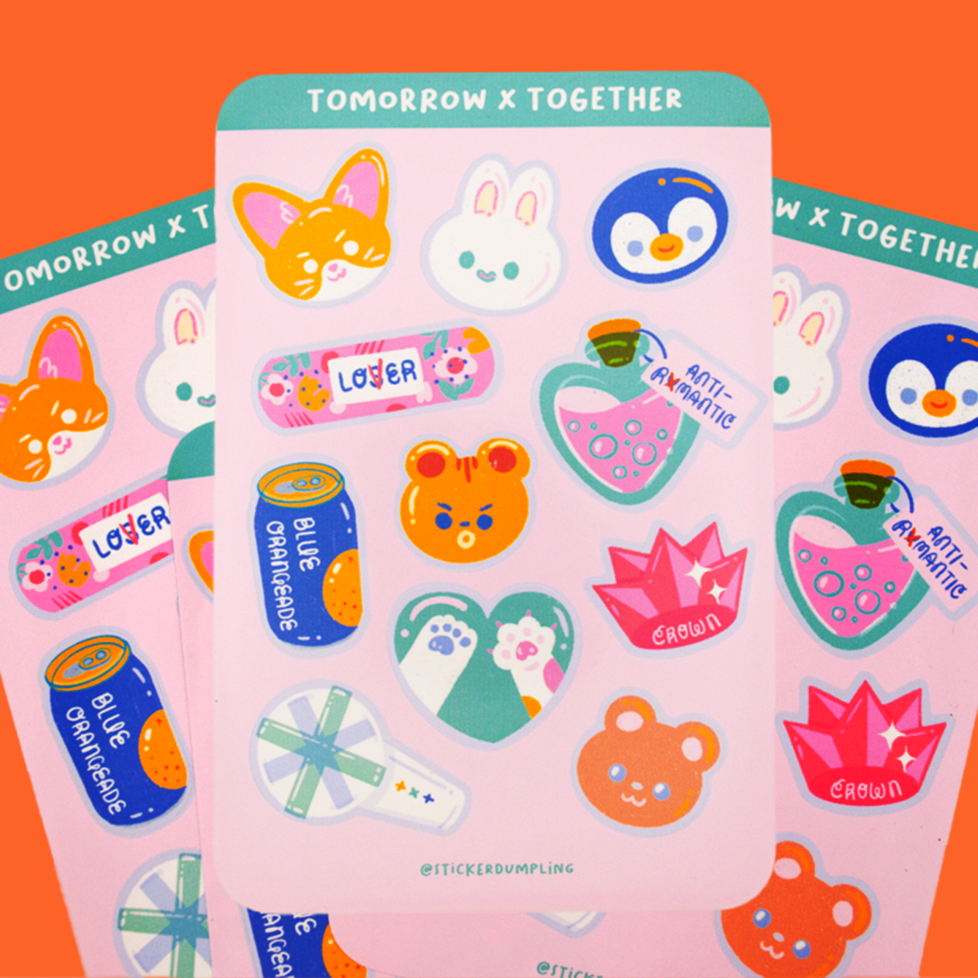 Tomorrow x Together Sticker Sheet
