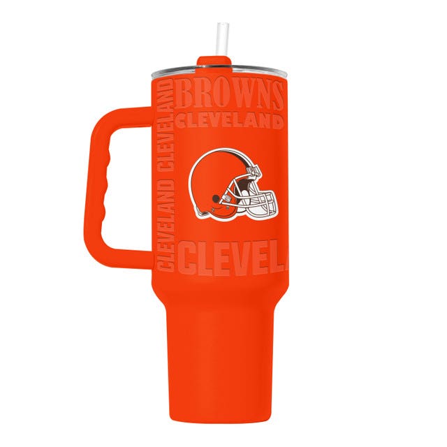 Cleveland Browns Powdercoat Replay Tumbler 40oz