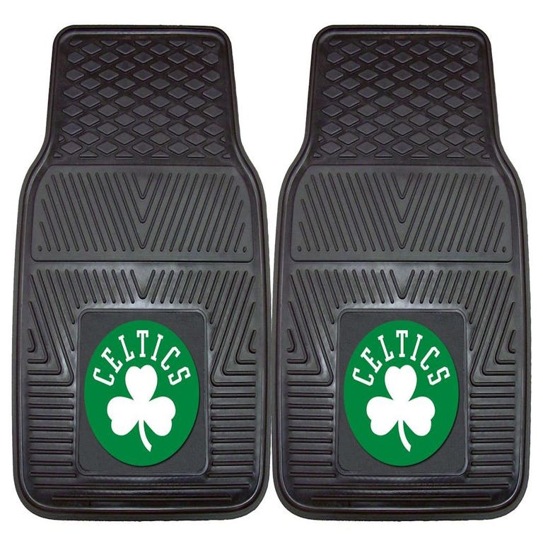 Boston Celtics Heavy Duty 2-Piece Vinyl Car Mats