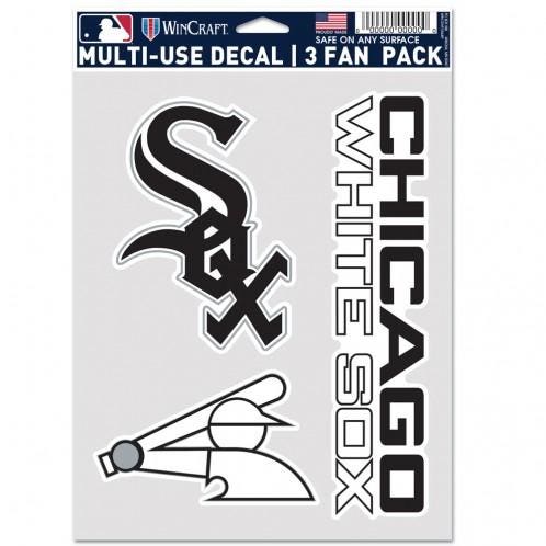 Chicago White Sox Multi Use 3 Pack Fan Decals