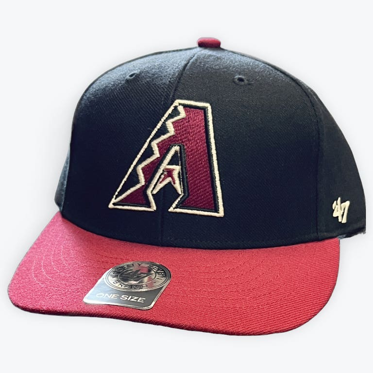 Arizona Diamondbacks Black/Brick '47Brand MVP Adjustable Hat