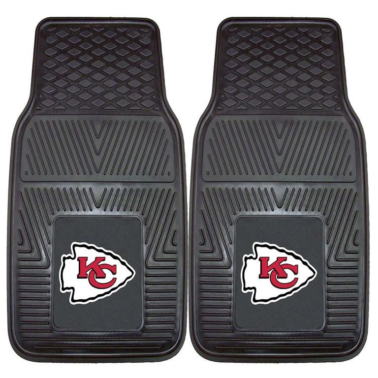 Kansas City Chiefs Heavy Duty 2 Piece Vinyl Car Mats