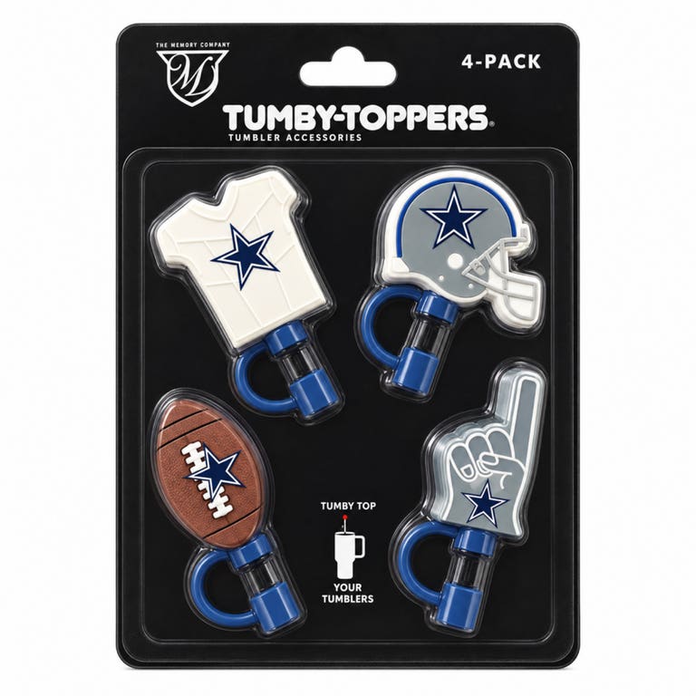 Dallas Cowboys Tumby Toppers 4-pack