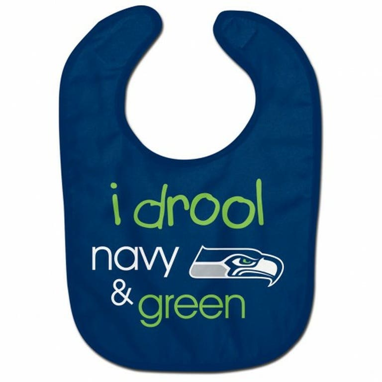Seattle Seahawks All Pro Drool Style Baby Bib