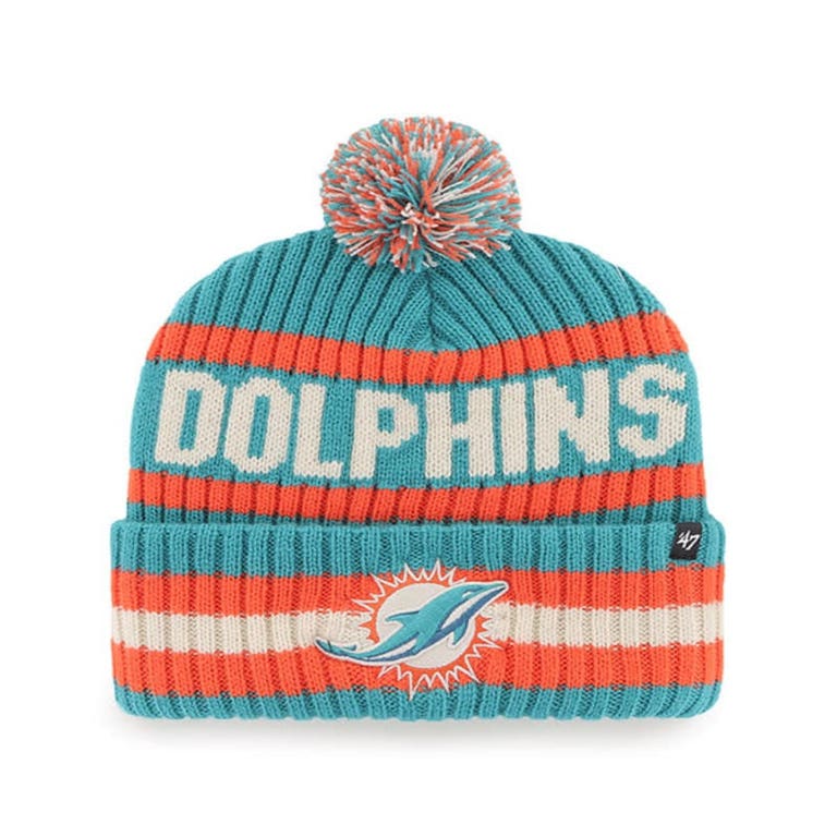 Miami Dolphins '47Brand Pom Beanie