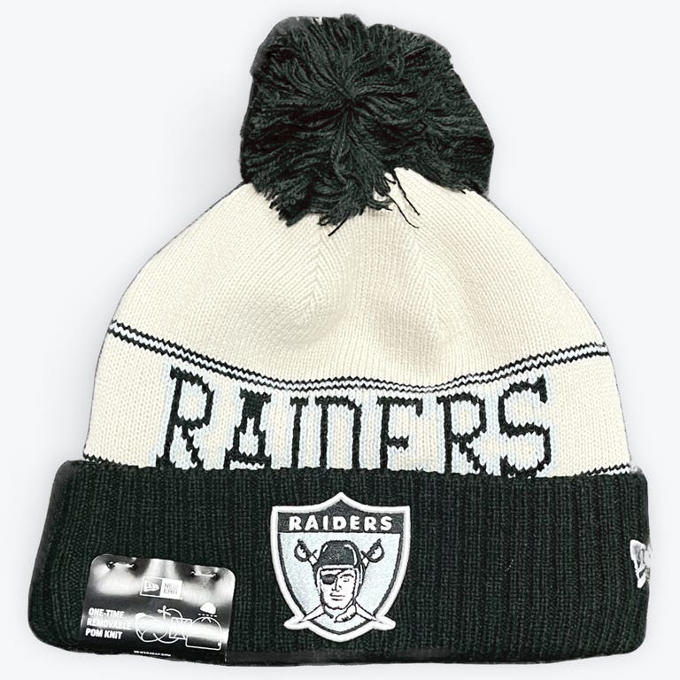 Las Vegas Raiders Retro New Era Sideline Beanie