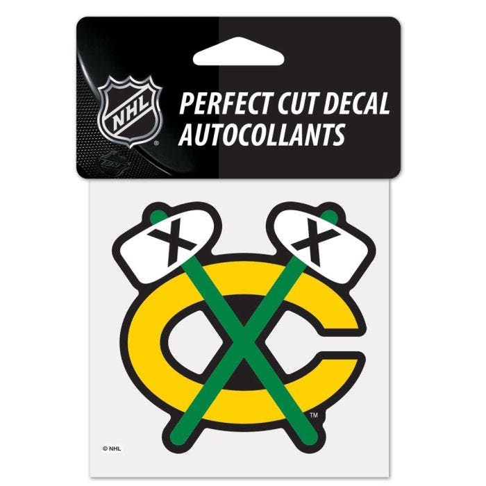 Chicago Blackhawks Alternate Perfect Cut Decal 4x4"