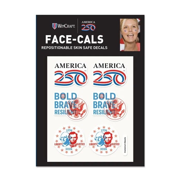 USA 250th Anniversary Face Cals
