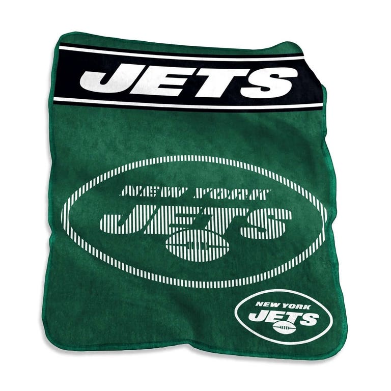 New York Jets Field Day Raschel Throw Blanket 60x80"⁠