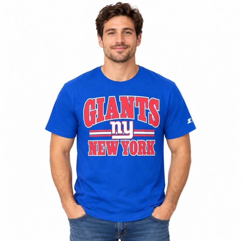 New York Giants Royal Starter Endzone Shirt
