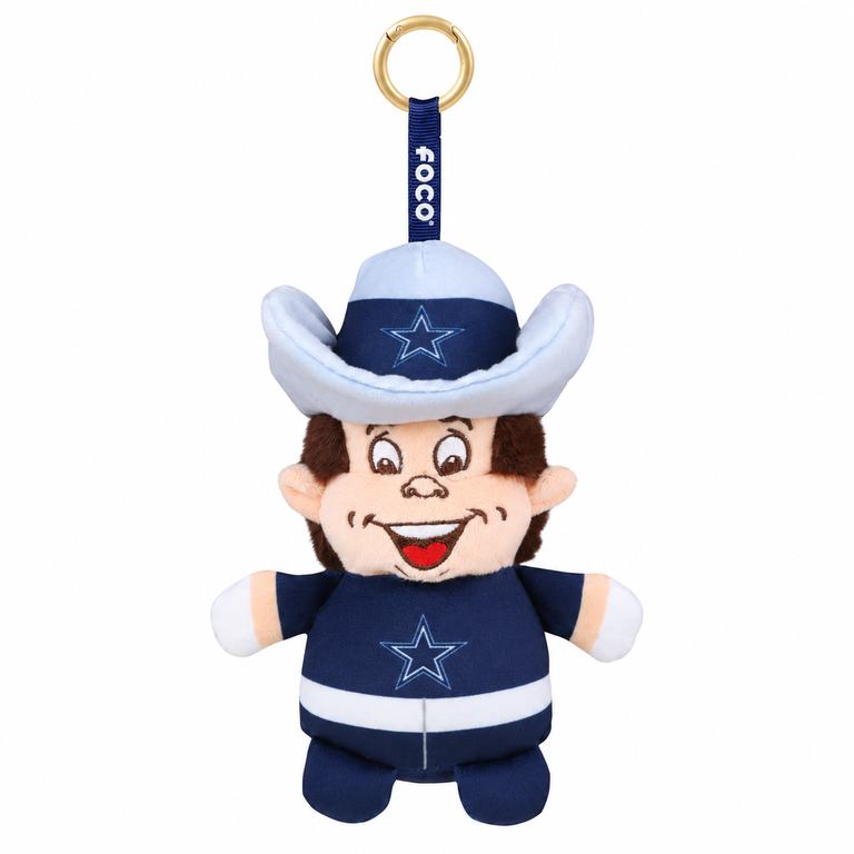 Dallas Cowboys Plush FOCO Teamie Keyring Bag Clip