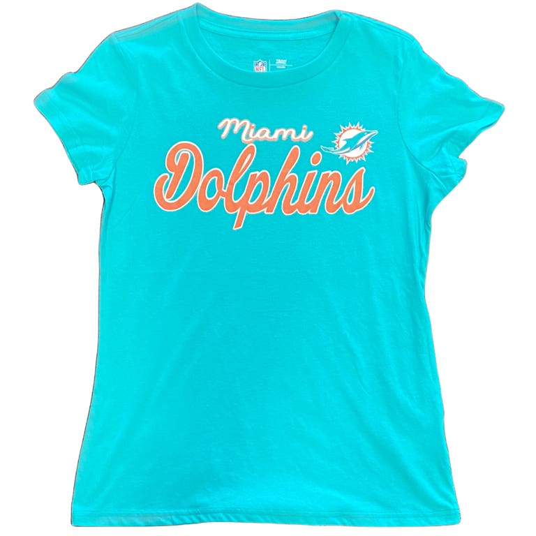 Miami Dolphins Ladies Aqua g-III Staple Shirt