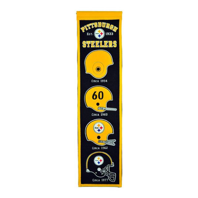 Pittsburgh Steelers Wool Heritage Banner