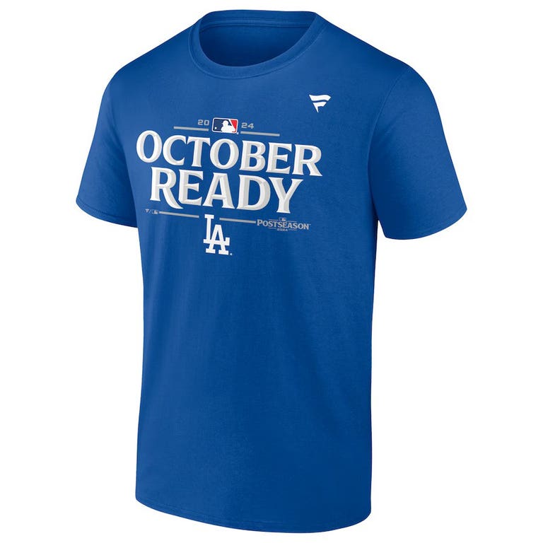 Los Angeles Dodgers 2024 Royal Official Playoffs Lockeroom Shirt