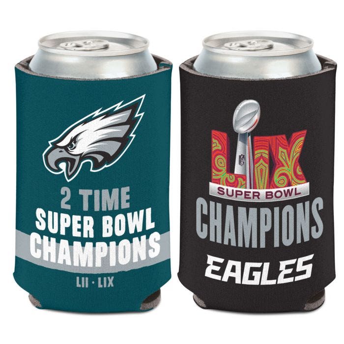 Philadelphia Eagles Super Bowl LIX Champions Can Cooler