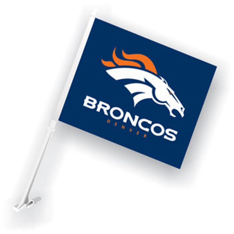 Denver Broncos Car Flag