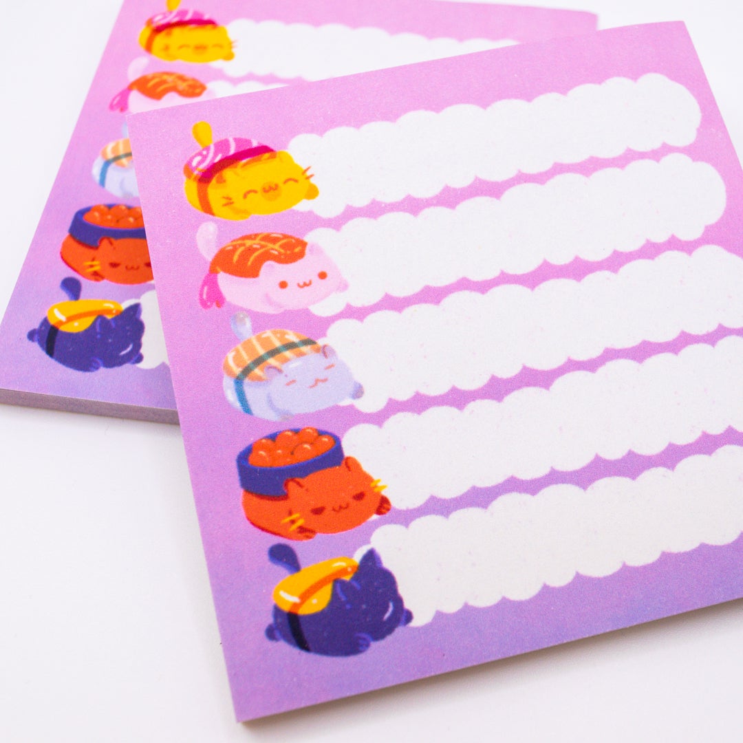 Sushi Cats Sticky Notes