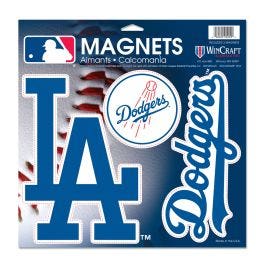 Los Angeles Dodgers Vinyl Magnet Pack 11x11"