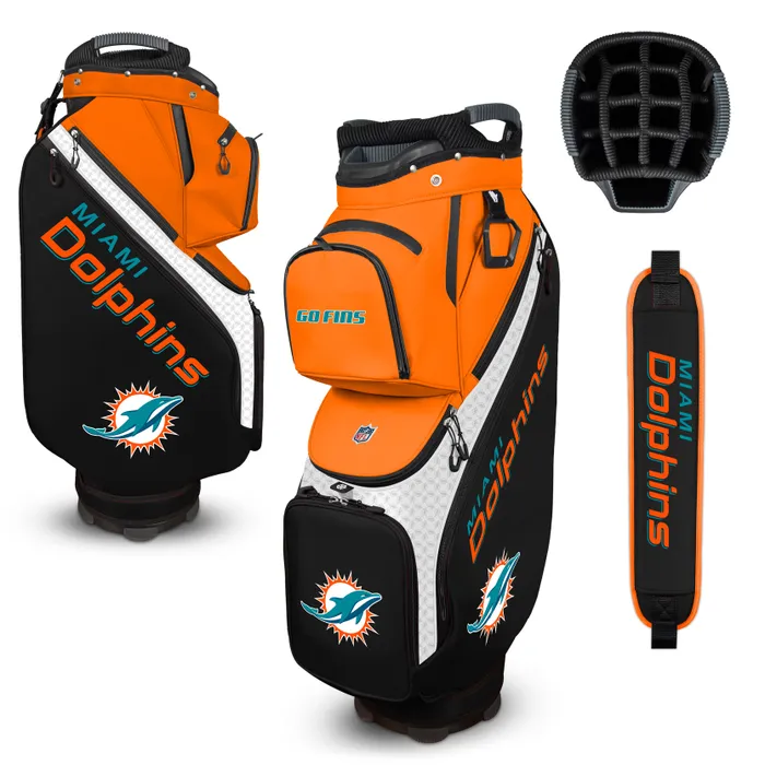 Miami Dolphins Premier Clubhouse Cooler Golf Cart Bag