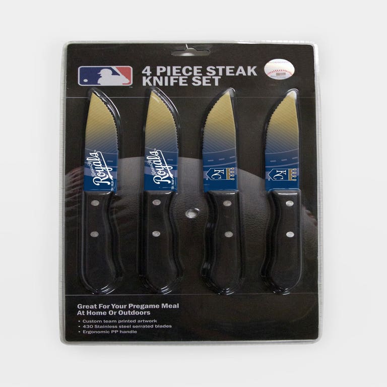 Kansas City Royals Steak Knife 4 Pack Set