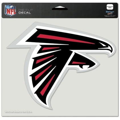 Atlanta Falcons Perfect Cut Decal 8x8"