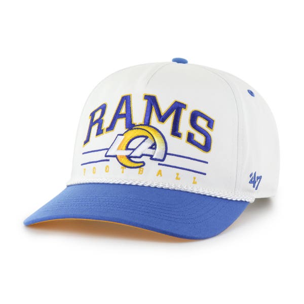 Los Angeles Rams White Roscoe TT '47 Brand Hitch RF Snapback Hat
