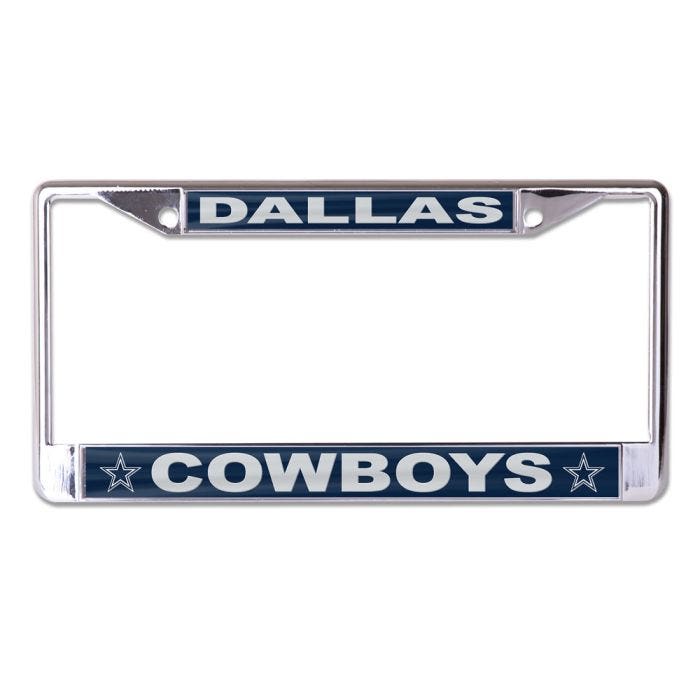Dallas Cowboys Laser Chrome Logo License Plate Frame