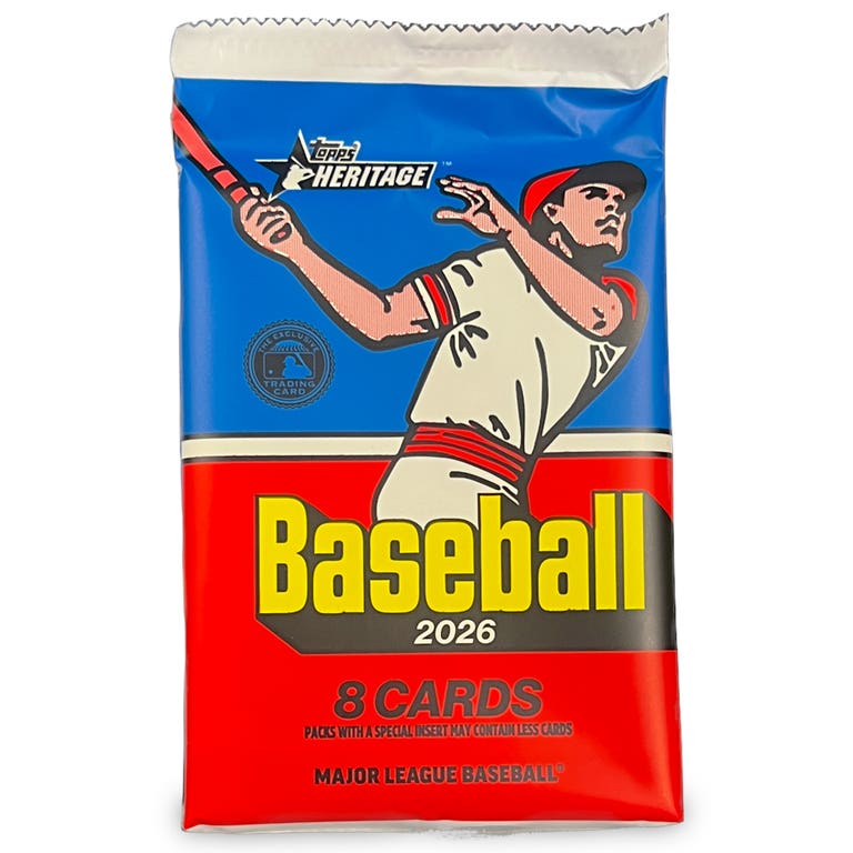 2026 Topps Heritage Baseball Pack