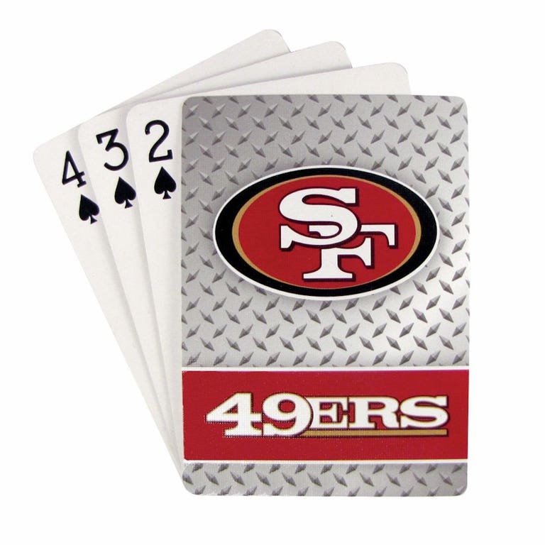 San Francisco 49ers Diamond Plate Playing Cards