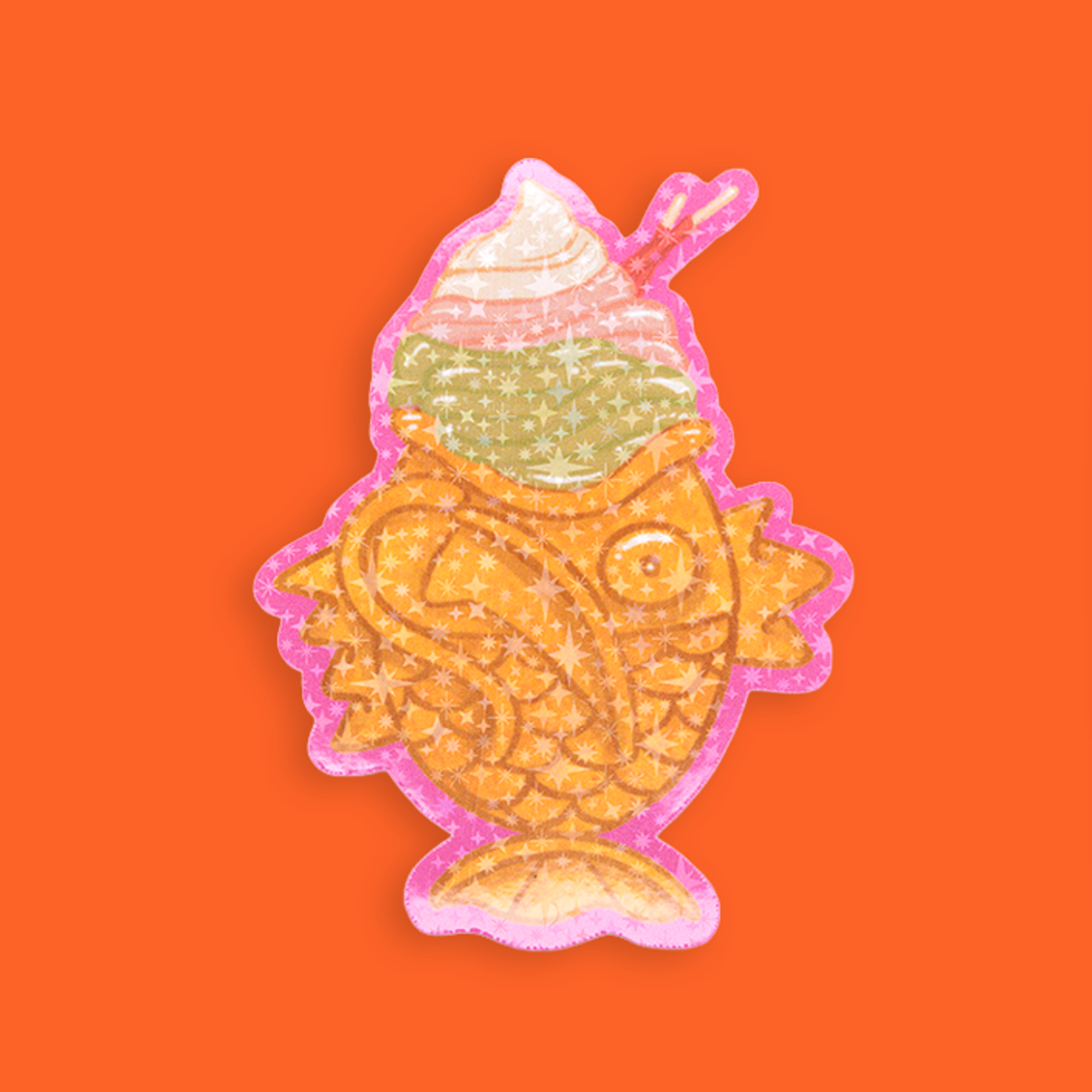 Magikarp Taiyaki Sticker