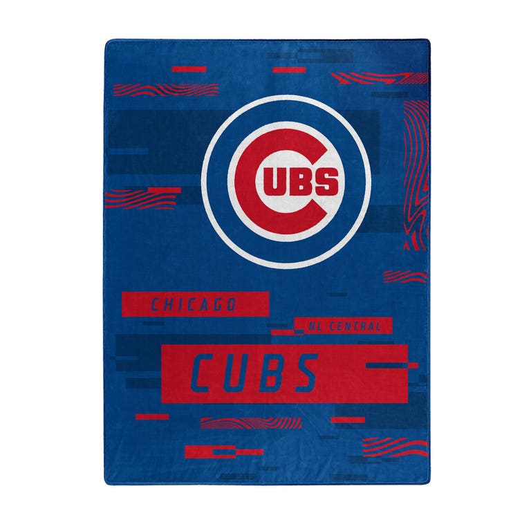 Chicago Cubs Digital Design Raschel Blanket 60x80"