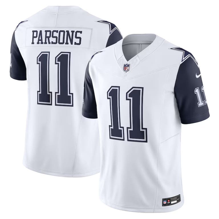 Dallas Cowboys Micah Parsons #11 White Alternate Nike Vapor Limited F.U.S.E Jersey