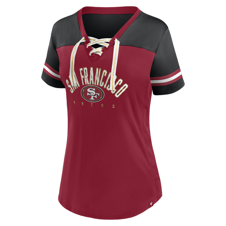 San Francisco 49ers Ladies Blitz Lace-Up Jersey