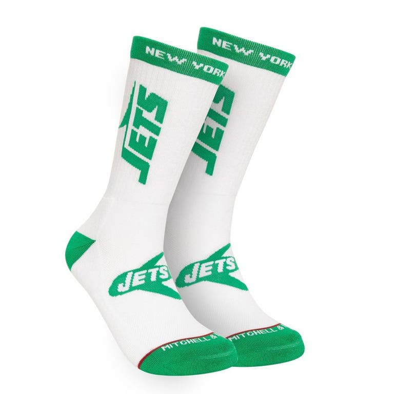 New York Jets Retro Mitchell and Ness Kickoff Crew Socks