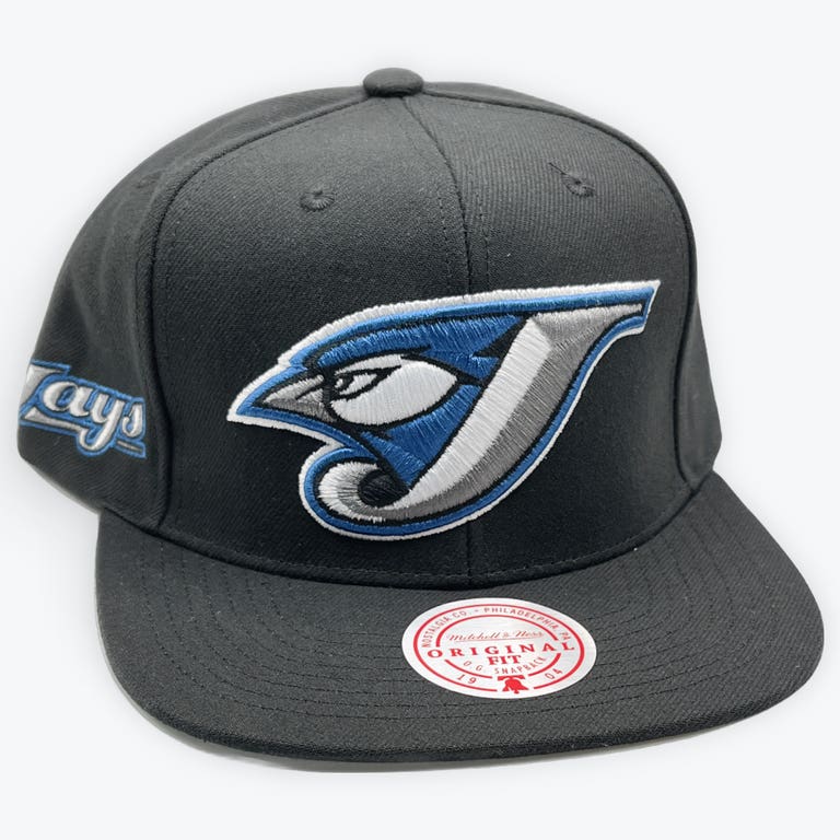 Toronto Blue Jays Black Mitchell and Ness Snapback Hat