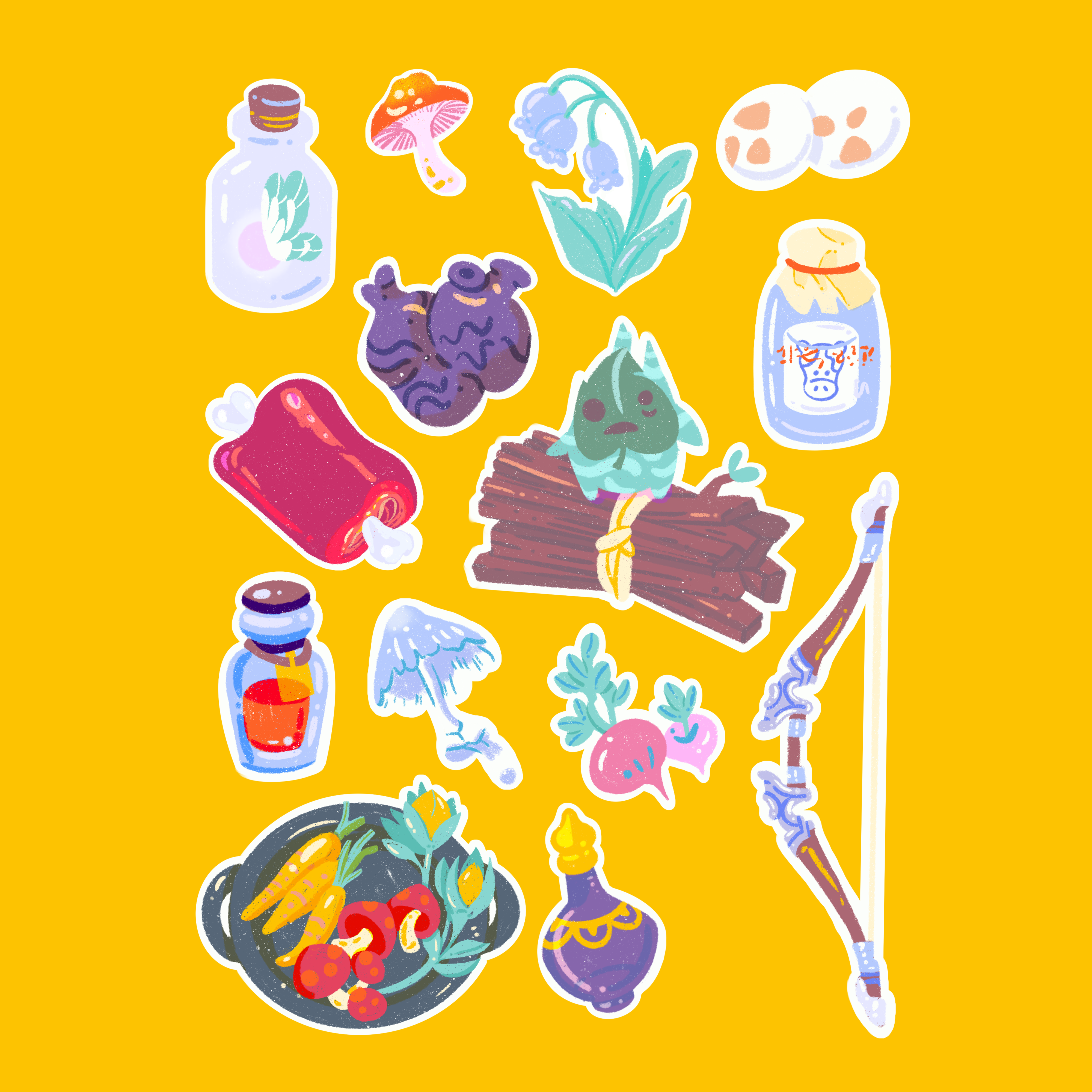 Hylian Adventurer Sticker Sheet