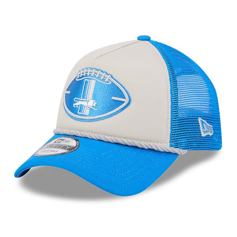 Detroit Lions Retro New Era A-Frame Trucker Snapback Hat