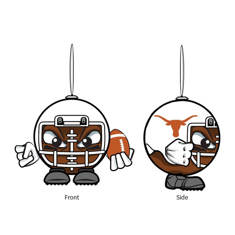 Texas Longhorns Ball Head Ornament