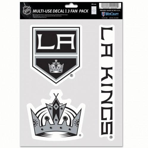 Los Angeles Kings Multi Use 3 Pack Fan Decals