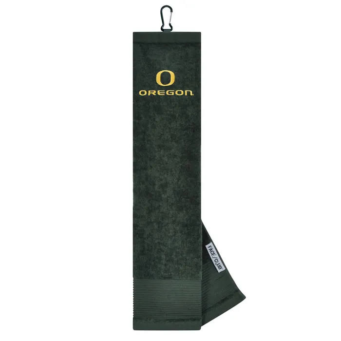 Oregon Ducks Embroidered Golf Towel 16x22"