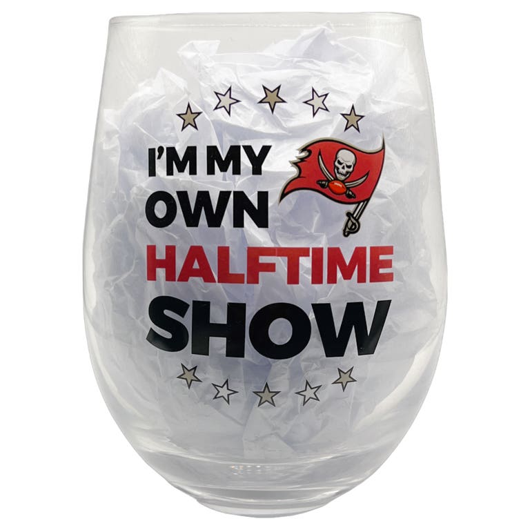 Tampa Bay Buccaneers Stemless Wine Glass