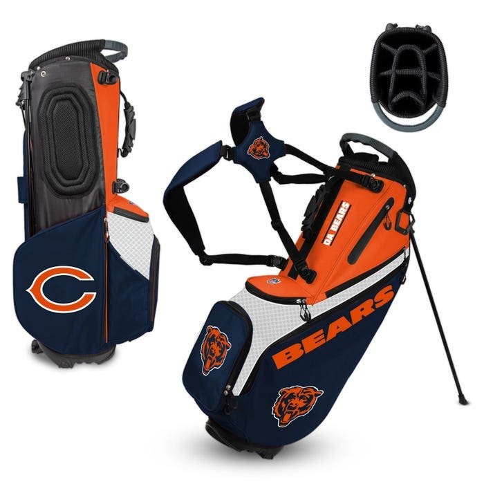 Chicago Bears Hybrid Back Nine Carry Golf Bag