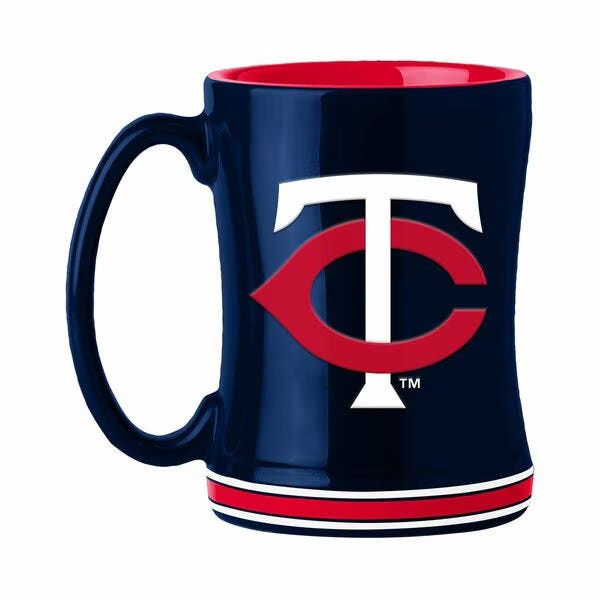 Minnesota Twins Sculpted Coffee Mug 14oz